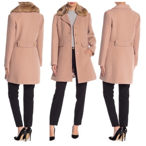 Kate Spade fawn wool twill coat FINAL PRICE